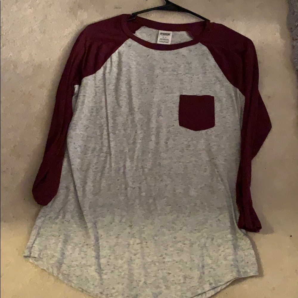 Pink long sleeve shirt